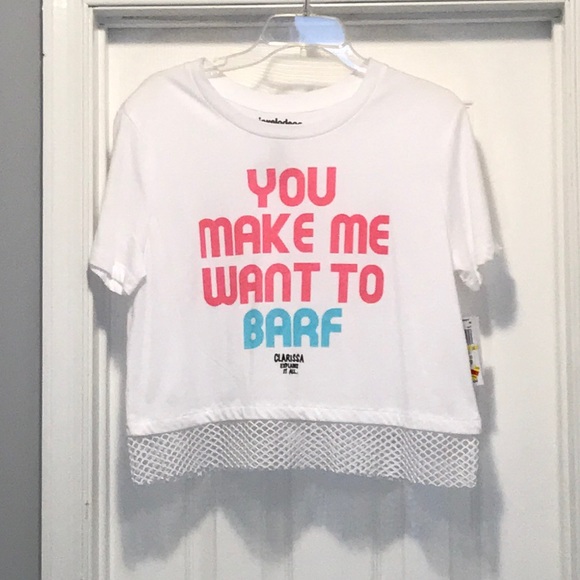 Nickelodeon Tops - Nickelodeon Clarissa Explains It All Crop Top